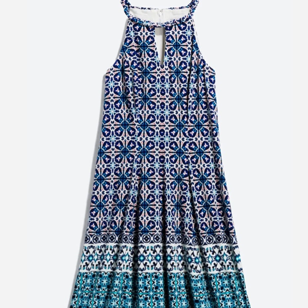Cyndie Jersey Dress a-line halter dress